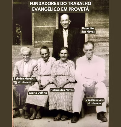Fundadores do trabalho evangélico em Provetá
